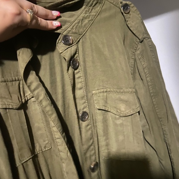 90s green cargo jacket - Picture 2 of 4